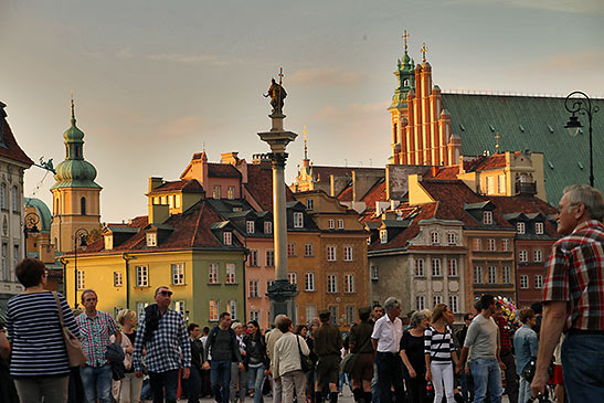 Warsaw's historic city center