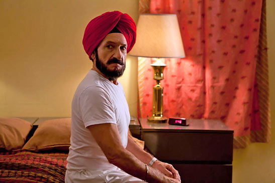 Ben Kingsley as Darwan in the film 'Learning to Drive'