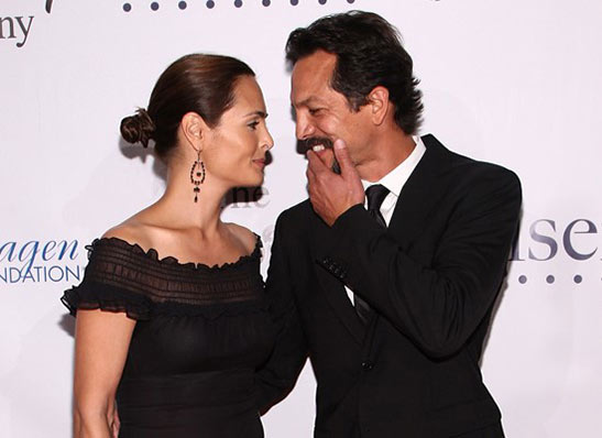 Benjamin Bratt and Talisa Soto