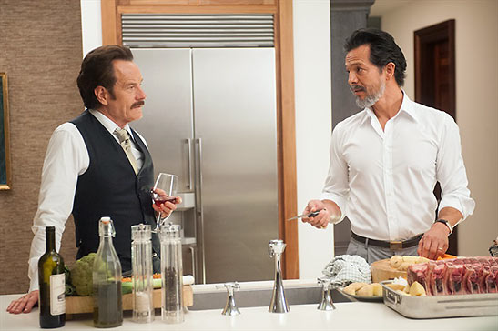 Bryan Cranston and Benjamin Bratt in a scene from 'The Infiltrator'