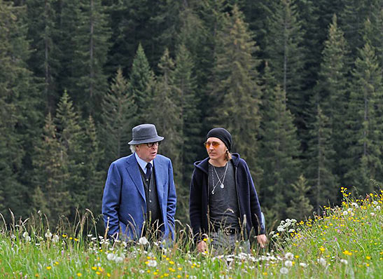 Michael Caine and Paul Dano in a scene from 'Youth'