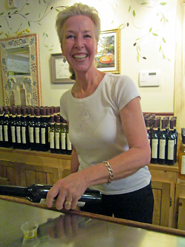 Catherine Pepe, one of the owners of the Temecula Olive Oil Company