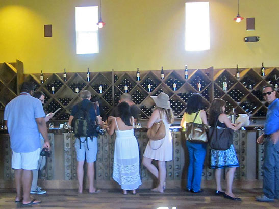 at the Tasting Room of Robert Renzoni Vineyards