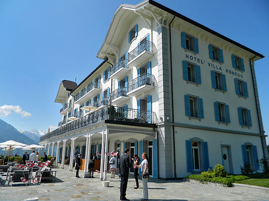 the Hotel Villa Honegg