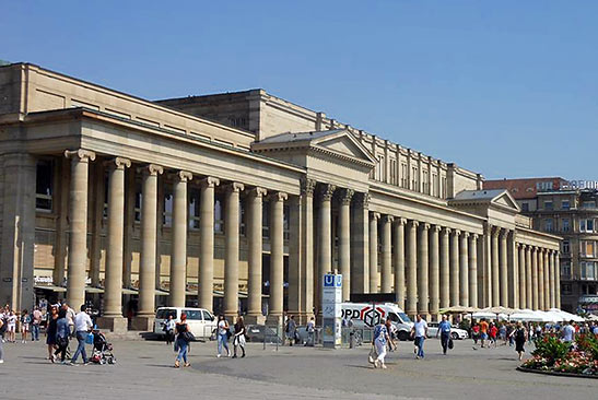 19th century building in Stuttgart, Germany