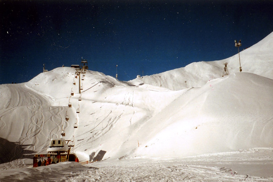 ski slope at Nordkette, Innsbruck