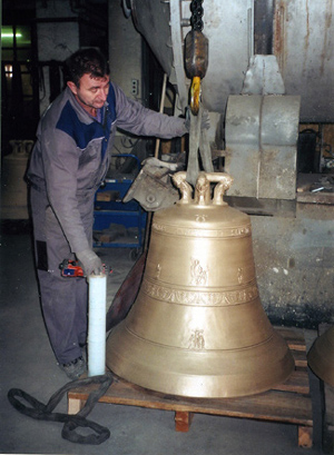 Bell-casting at Grassmayr foundry