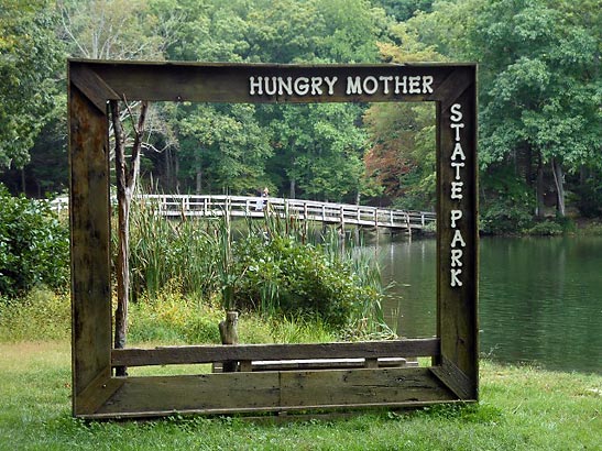 Hungry Mother State Park sign