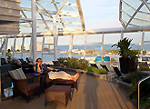 on the deck of the Oasis of the Seas