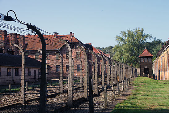 the slave labor camp of Auschwitz