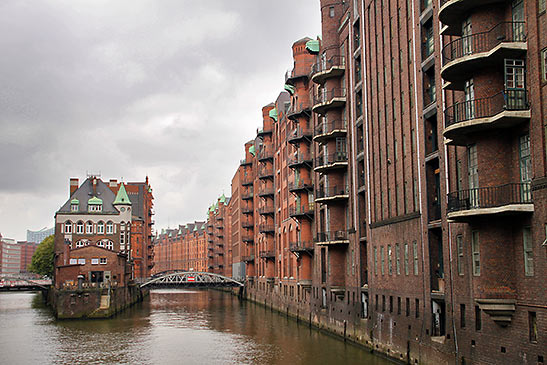 a canal in Hamburg