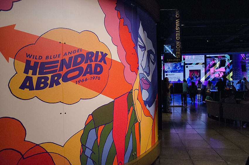 Hendrix exhibition at Seattle’s Museum of Pop Culture