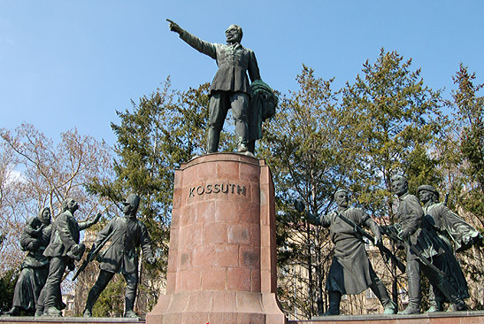 statue of Kossuth, Heroes' Square, Budapest