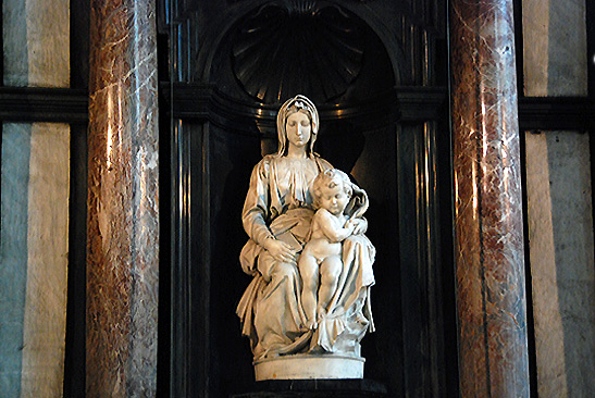 Michelangelo's Madonna and Child in Bruges, Belgium