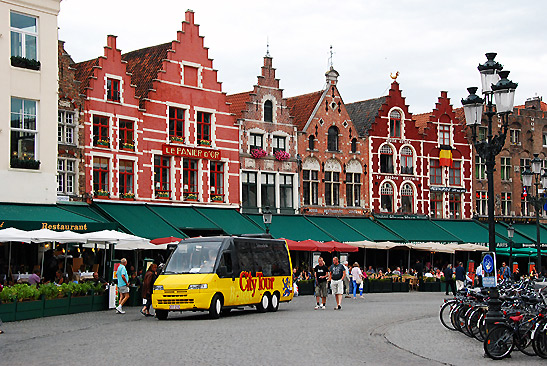 City Tour bus service in Bruges