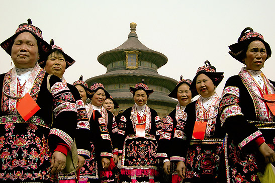 Chinese cultural performers in Beijing