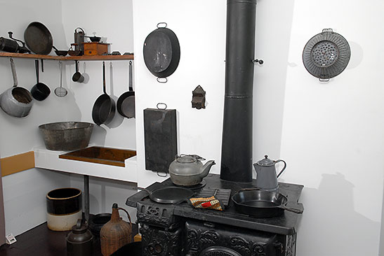 kitchen area at Cedar Hill