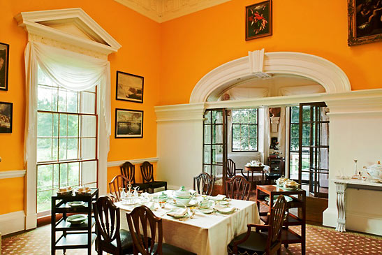 dining room at the Monticello