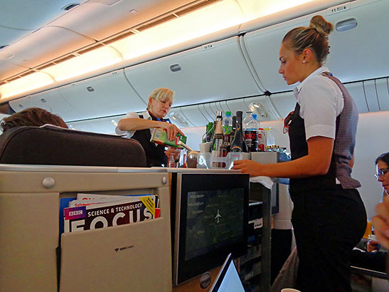 SWISS Air stewardesses