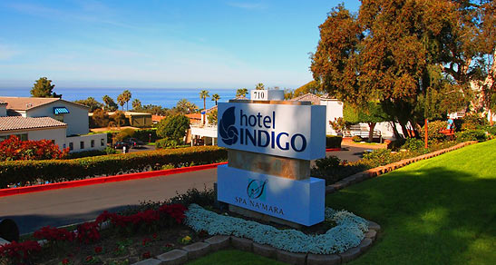 Hotel Indigo signage, Del Mar