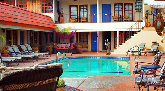 El Morocco Inn and Spa showing pool