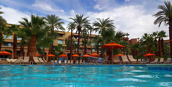 the pool at the Hyatt Regency Indian Wells Resort & Spa