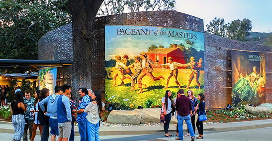 Pageant of the Masters poster at Laguna Beach