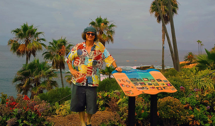 the writer at Heisler Park