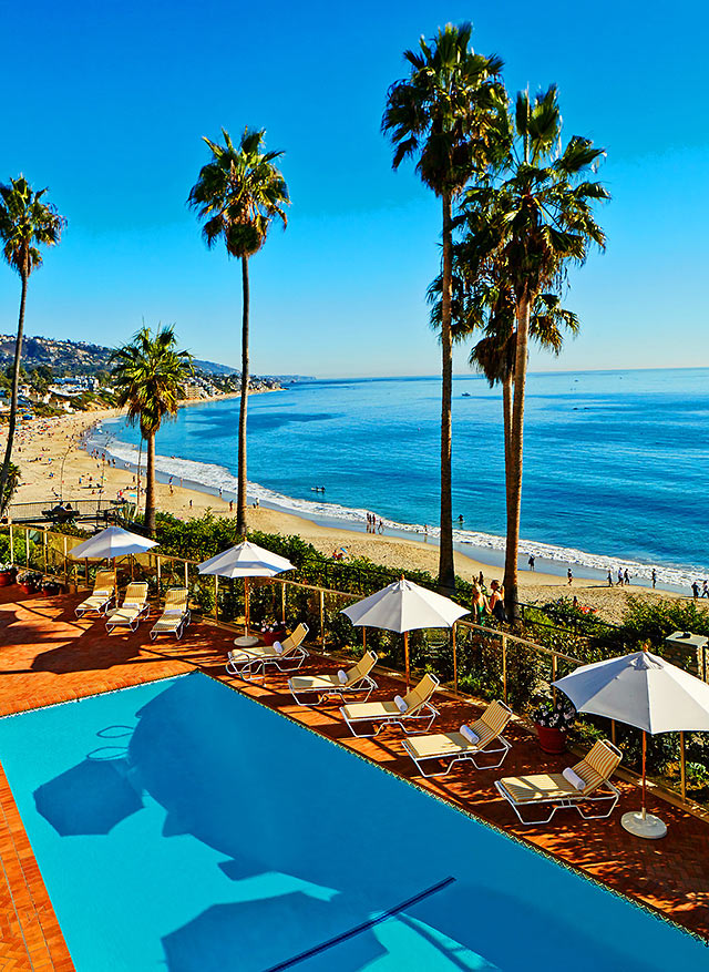 ocean-front pool at The Inn at Laguna Beach