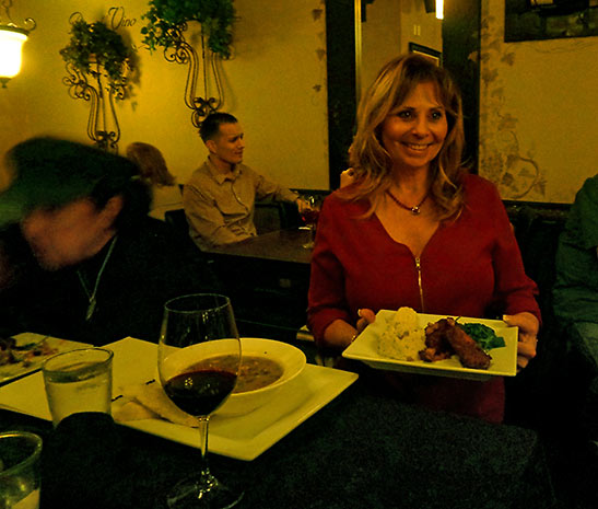 Pour D’vino owner Jody Cherbonneaux at her restaurant