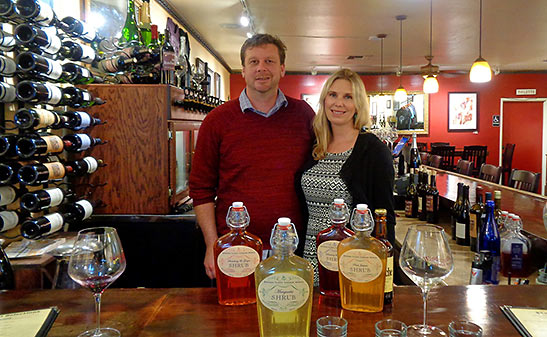 Wandering Dog Wine Bar owners Jody and Charles Williams