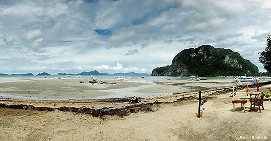 Corong-Corong Beach in El Nido, Palawan