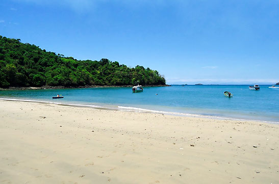 beach on Coiba Island, Panama