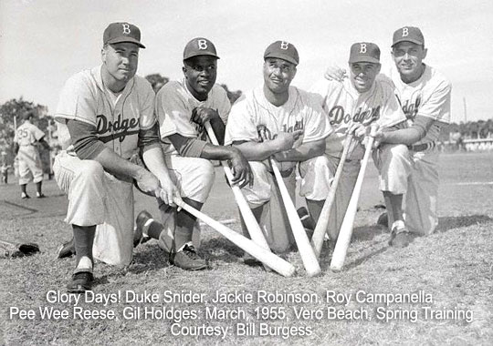 Dodgers in 1955 spring training, Vero Beach
