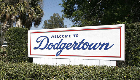 Dodgertown sign