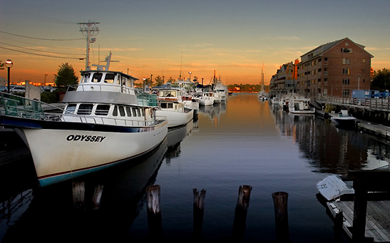 waterfront in Portland, Maine