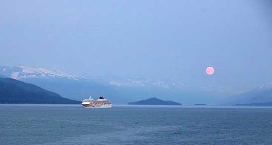 the Holland America on a cruise to Alaska