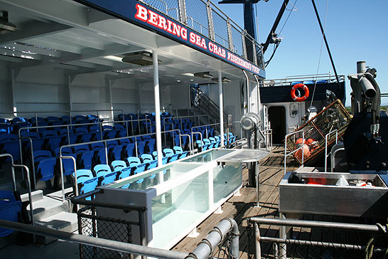 Aleutian Ballad seating and deck