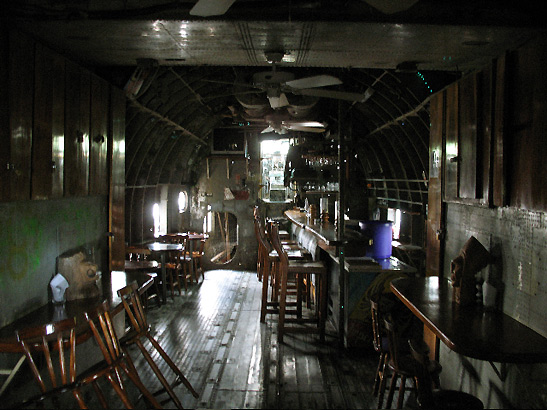 interior of C123 bar and restaurant