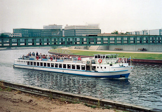 cruising along the River Spree, Berlin