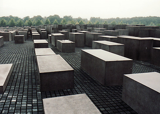 concrete slabs, Holocaust Memorial