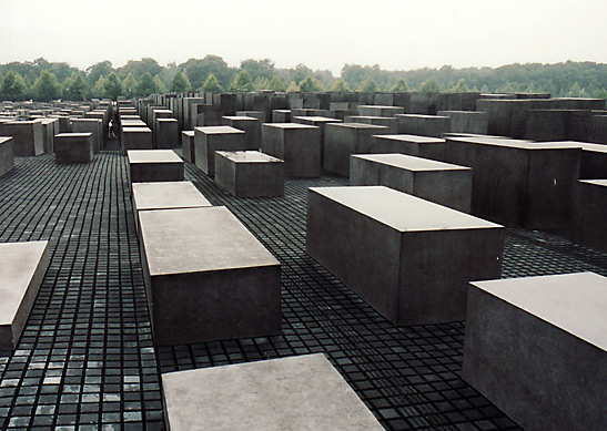 the Holocaust Memorial in Berlin