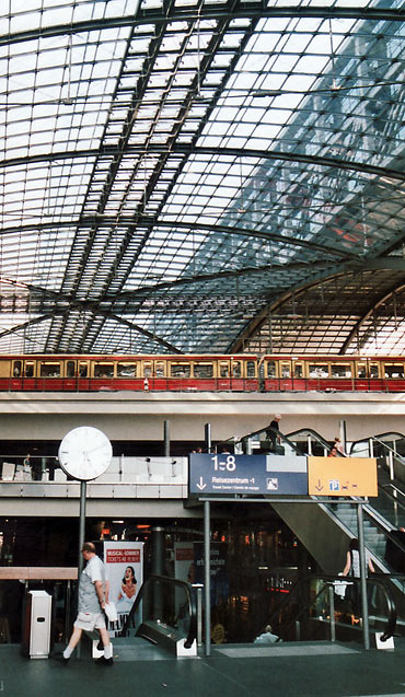 the Hauptbahnhof or Berlin Central Station