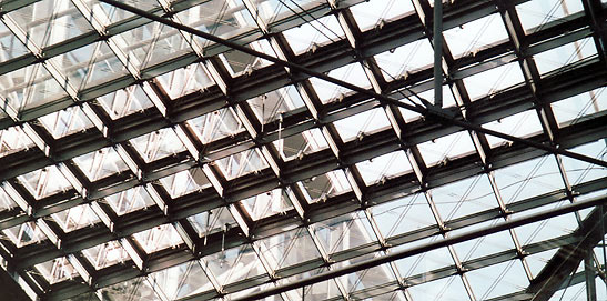 roofing at Berlin Central Train Station