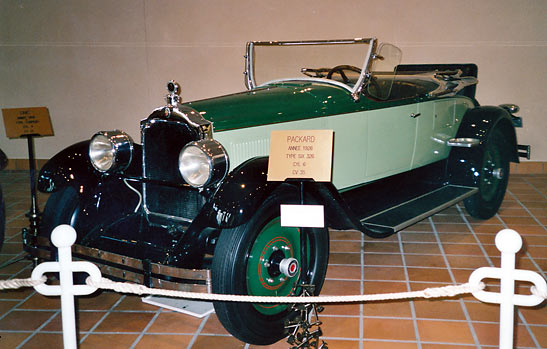 1935 Packard at Prince Rainier's Motor Car museum