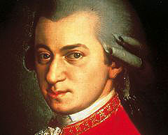 portrait of Mozart