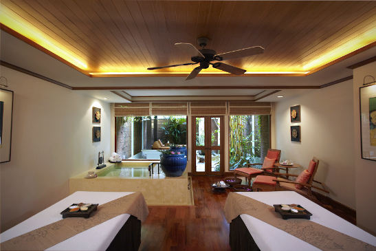 treatment room at the Anantara Spa