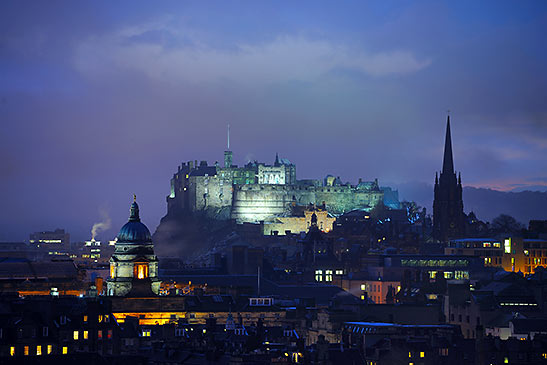 Edinburgh by night