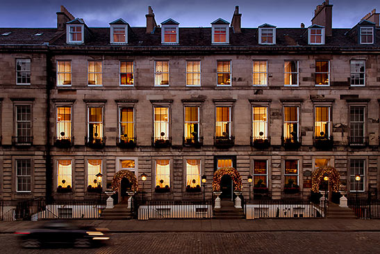 exterior of the Nira Caledonia Hotel, Edinburgh