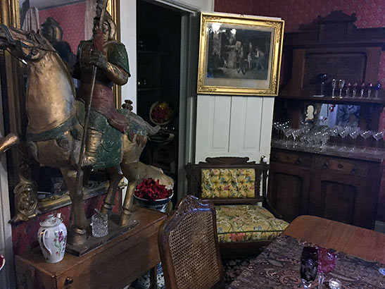 interior of the Mackay Mansion